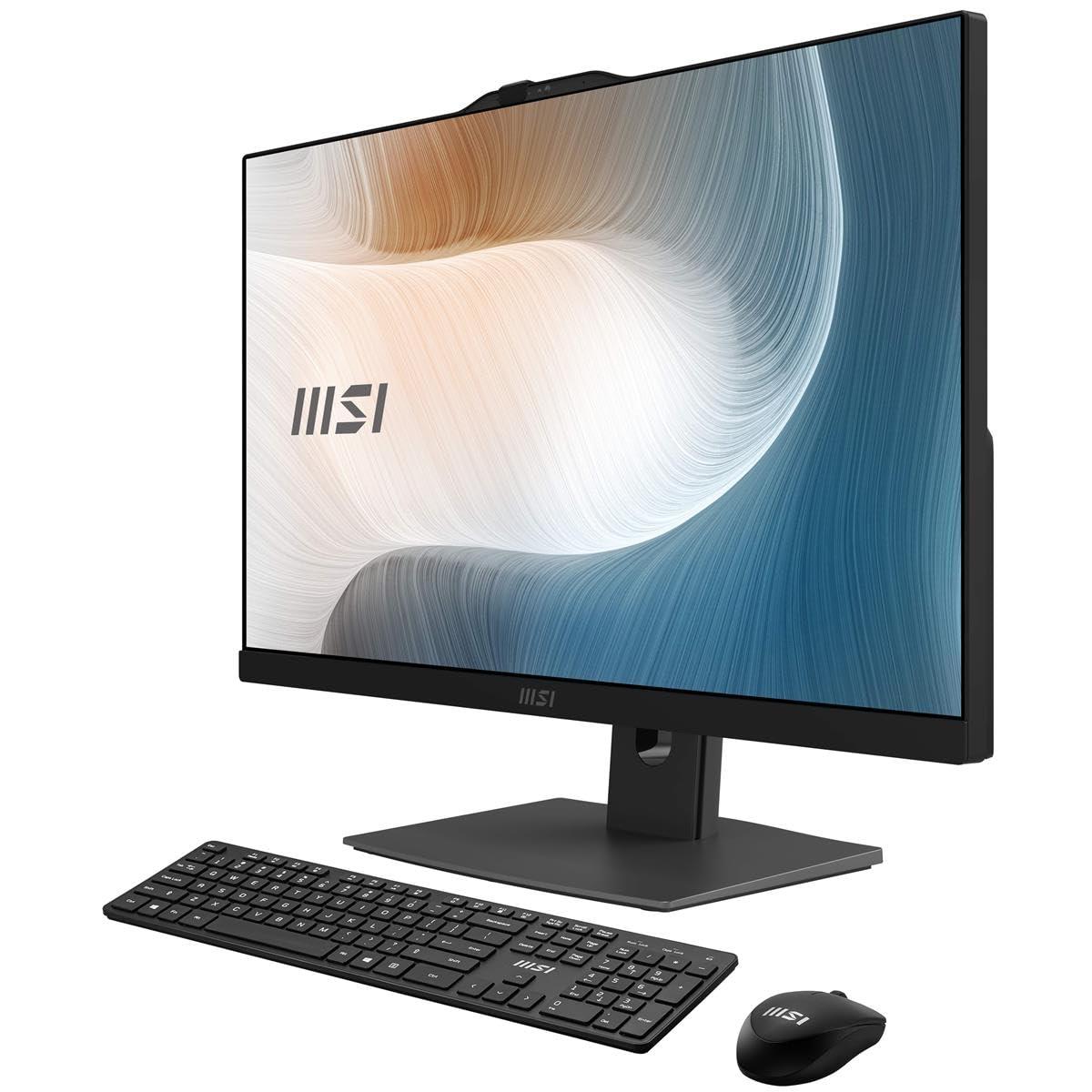 MSI MSI Modern AM242TP AIO Desktop, 23.8" FHD Touchscreen, Intel Core i7-1260P, 16GB Memory, 512GB SSD, WiFi 6, BT 5.1, FHD Webcam, Black, Windows 11 Home Plus (12M-053US)