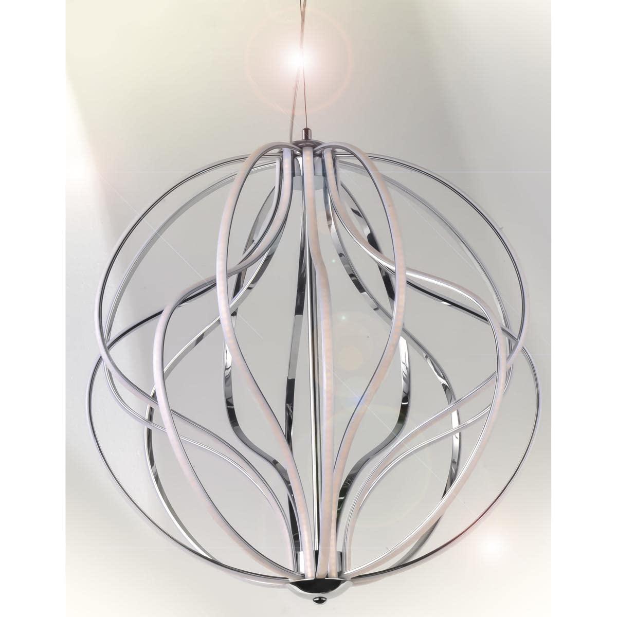 ET2 ET2 Aura-104W 1 LED Pendant-24 Inches Wide by 26 inches high-Polished Chrome Finish