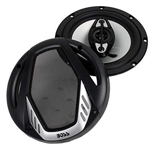 BOSS Audio Systems BOSS NX654 6.5" 400W 4-Way Car Audio Coaxial Speakers Stereo, Black (8 Speakers)