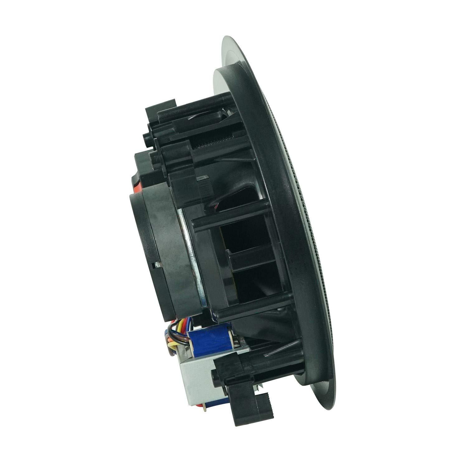 Rockville Rockville 2 CC65T Black 6.5" Commercial 70v Ceiling Speakers for Restaurant