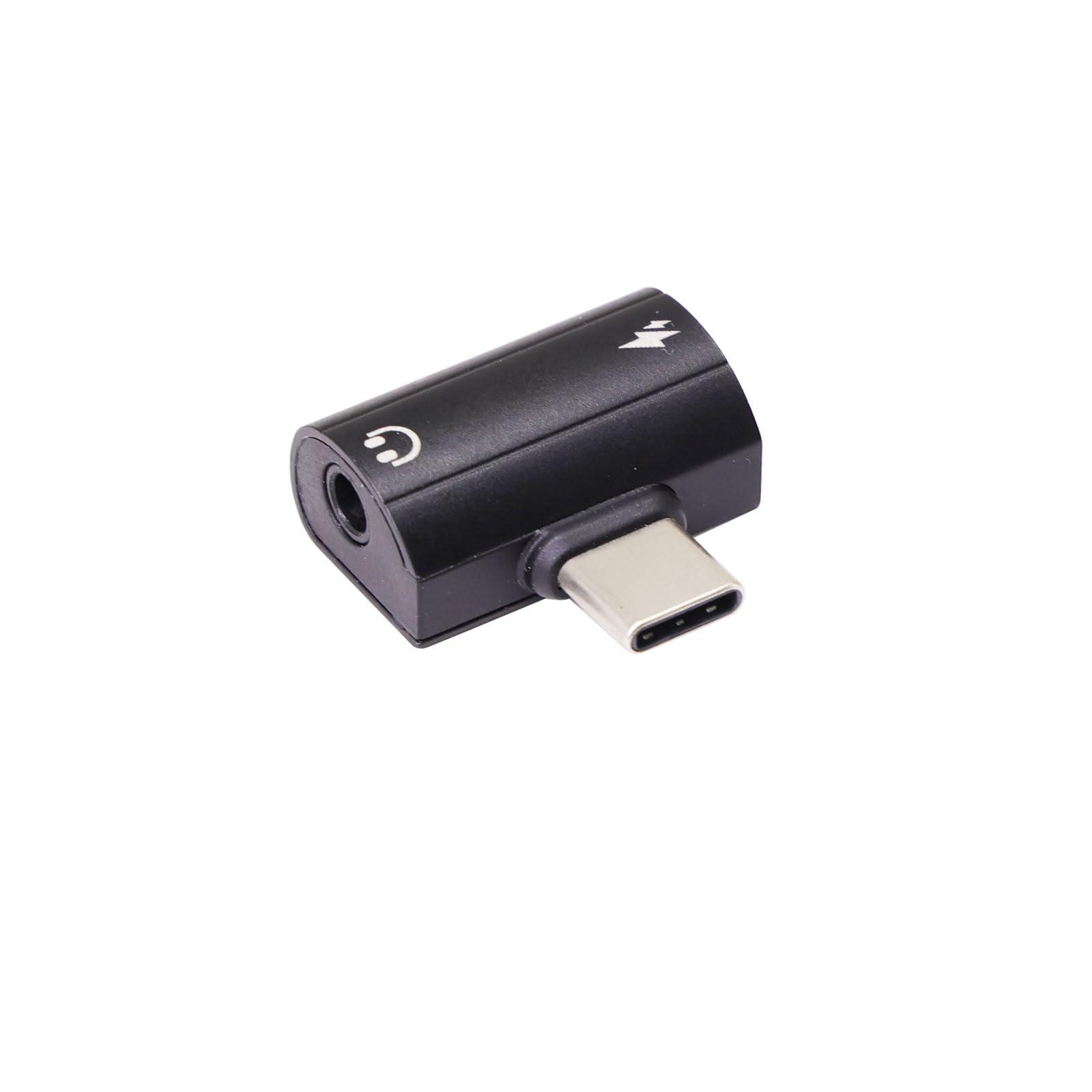 Fidioto USB C to 3.5mm Headphone and Charger Adapter, 2-in-1 USB C PD Charging Port with Aux Audio Jack, Compatible for 15/15 Pro, Mate 60 Pro, Samsung Galaxy S22 S21 S20, Google Pixel 4 3 XL and More