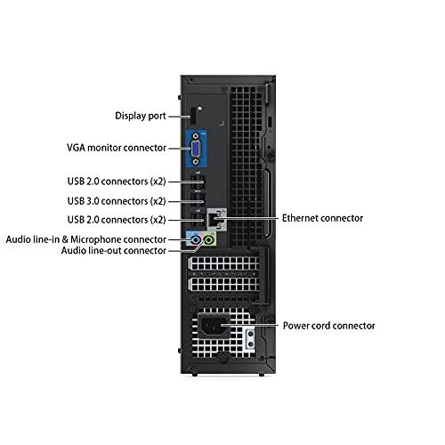 Dell Dell OptiPlex 3020-SFF, Intel Core i5-4570 3.2GHZ, 16GB RAM, 512GB SSD Solid State, 4K Support, DVD, WiFi, DP, VGA, Keyboard, Mouse, Windows 10 Pro 64bit - Multi Languages Support (Renewed)