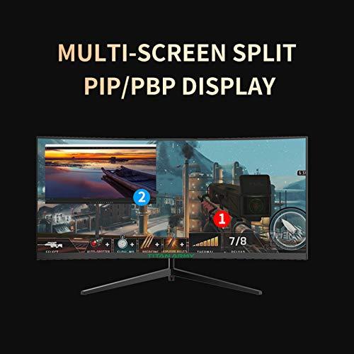 TITAN ARMY TITAN ARMY C30SK-PRO 30 inch Curved Gaming 200HZ Monitor 21:9 PIP/PBP Display 2560x1080 Ultra Wide RTS/FPS Game Scene Mode 1800R VA Panel led A+ Screen AMD Freesync