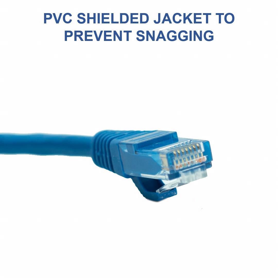 On-Q On-Q AC3625BEV1 Cat 6 Patch Cable, 25 feet, Blue