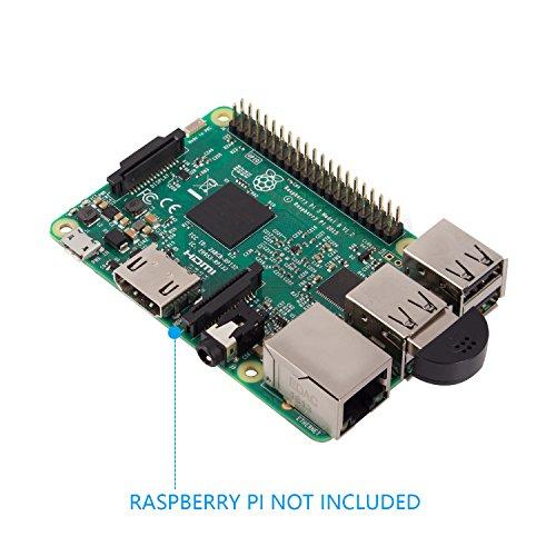 SunFounder SunFounder USB 2.0 Mini Microphone for Raspberry Pi 4 Model B, Module 3B+, 3B 2 Module B & RPi 1 Model B+/B Laptop Desktop PCs Skype VOIP Voice Recognition Software
