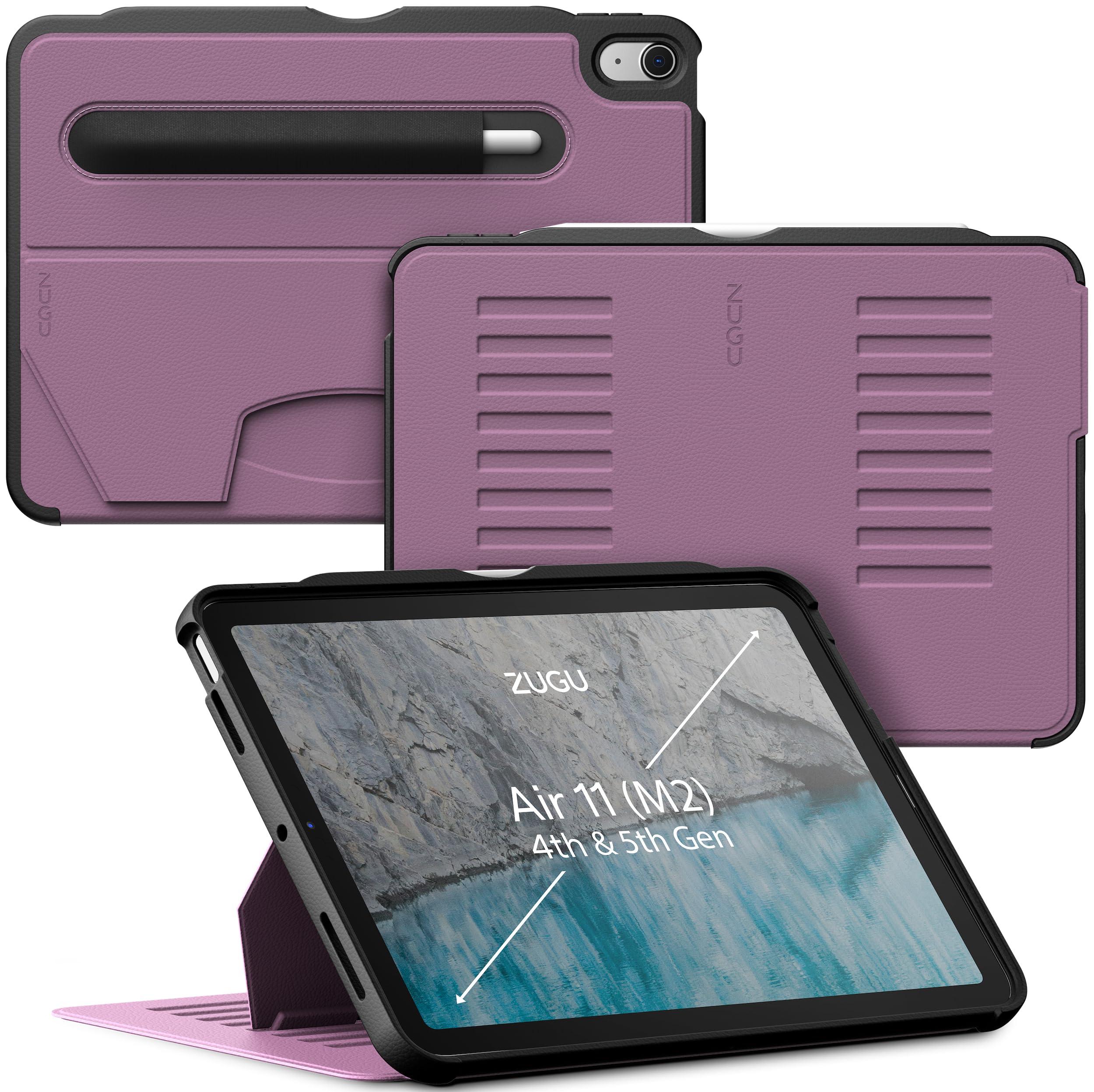 ZUGU CASE ZUGU CASE for iPad Air (M2) 11 inch (2024) iPad Air 4 & 5 10.9 Inch (2020/2022) - Protective, Ultra Thin, Magnetic Stand, Sleep/Wake Cover - Berry Purple