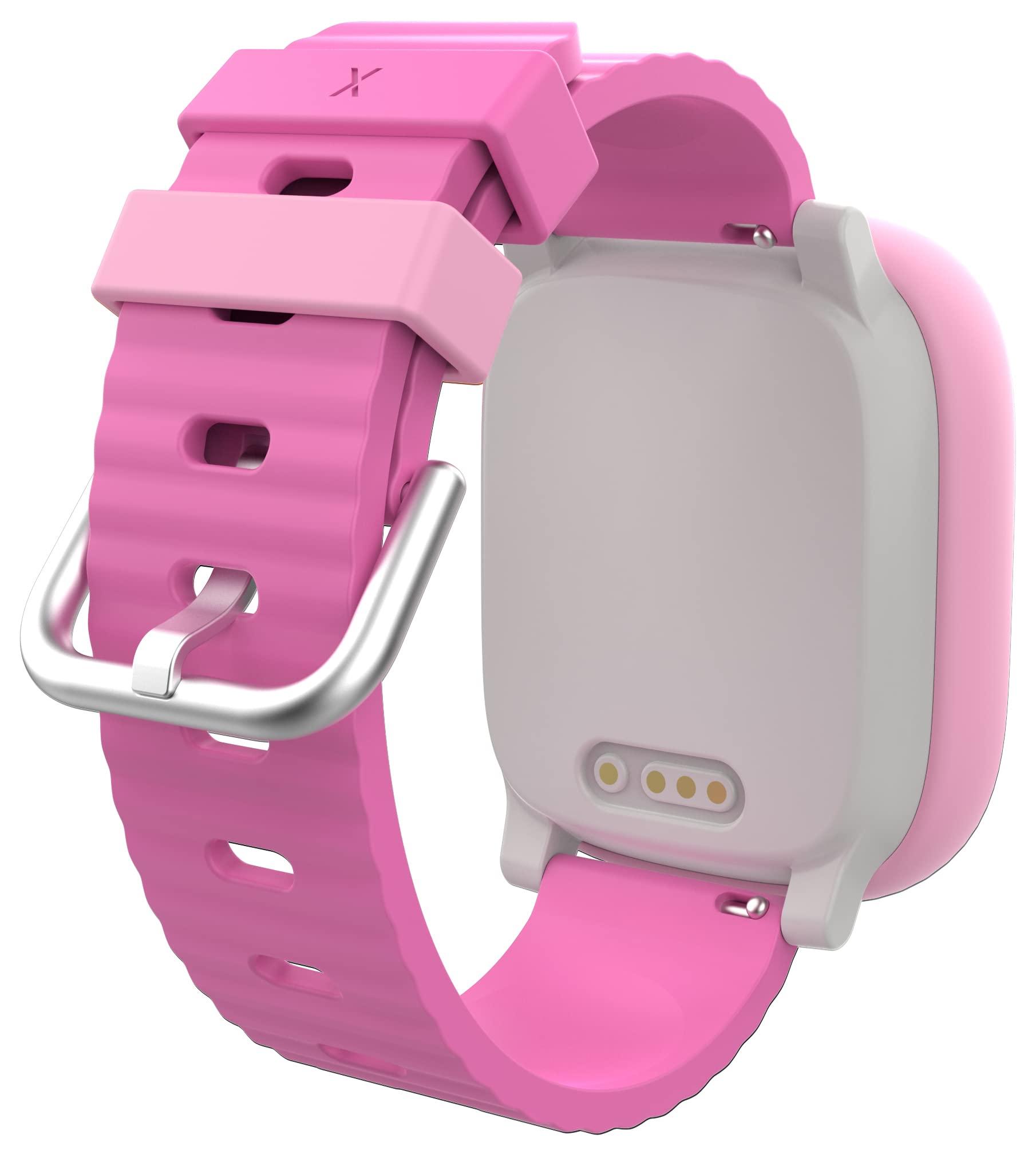 XPLORA XPLORA X6 Play - Watch Phone for Children (4G) - Calls, Messages, Kids School Mode, SOS Function, GPS Location, Camera and Pedometer (Subscription Required) (Pink)