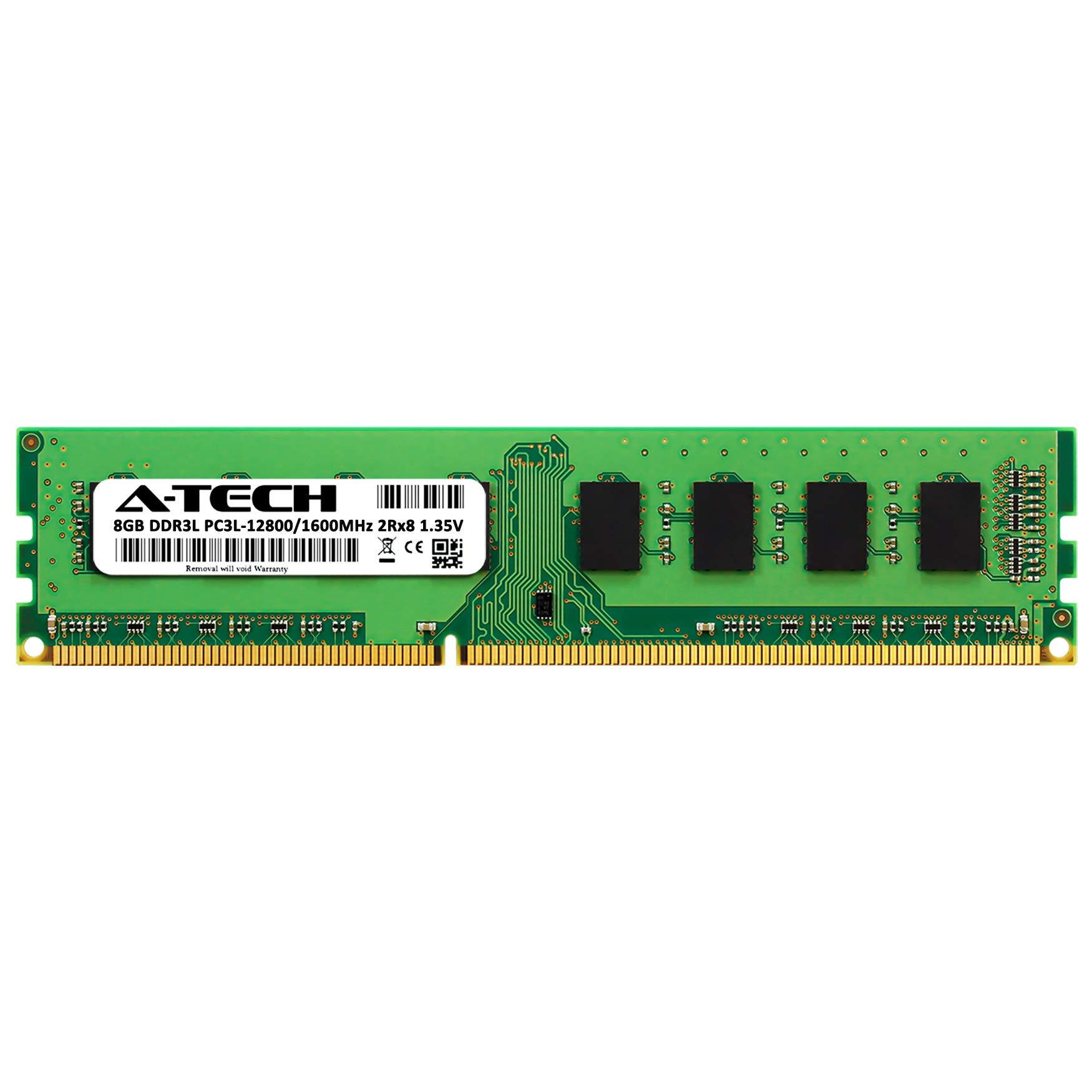 A-Tech A-Tech 8GB RAM for Dell OptiPlex 3040 SFF | DDR3 1600MHz PC3-12800 Non-ECC DIMM 2Rx8 1.35V Desktop Tower PC Single Memory Upgrade Module (Replacement for SNPVR648C/8G, A8733212, VR648, 0VR648) V2