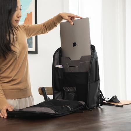 NOMATIC NOMATIC Backpack - 14L Water Resistant Anti Theft Backpack - Laptop Bag - Computer Backpack - Expandable Black Backpack