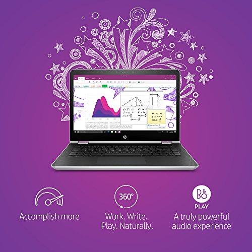 HP HP Pavilion x360 14-inch Convertible Laptop, Intel Core i5-8250U Processor, 8 GB RAM, 256 GB Solid-State Drive, Windows 10 Home (14-ba110nr, Silver)