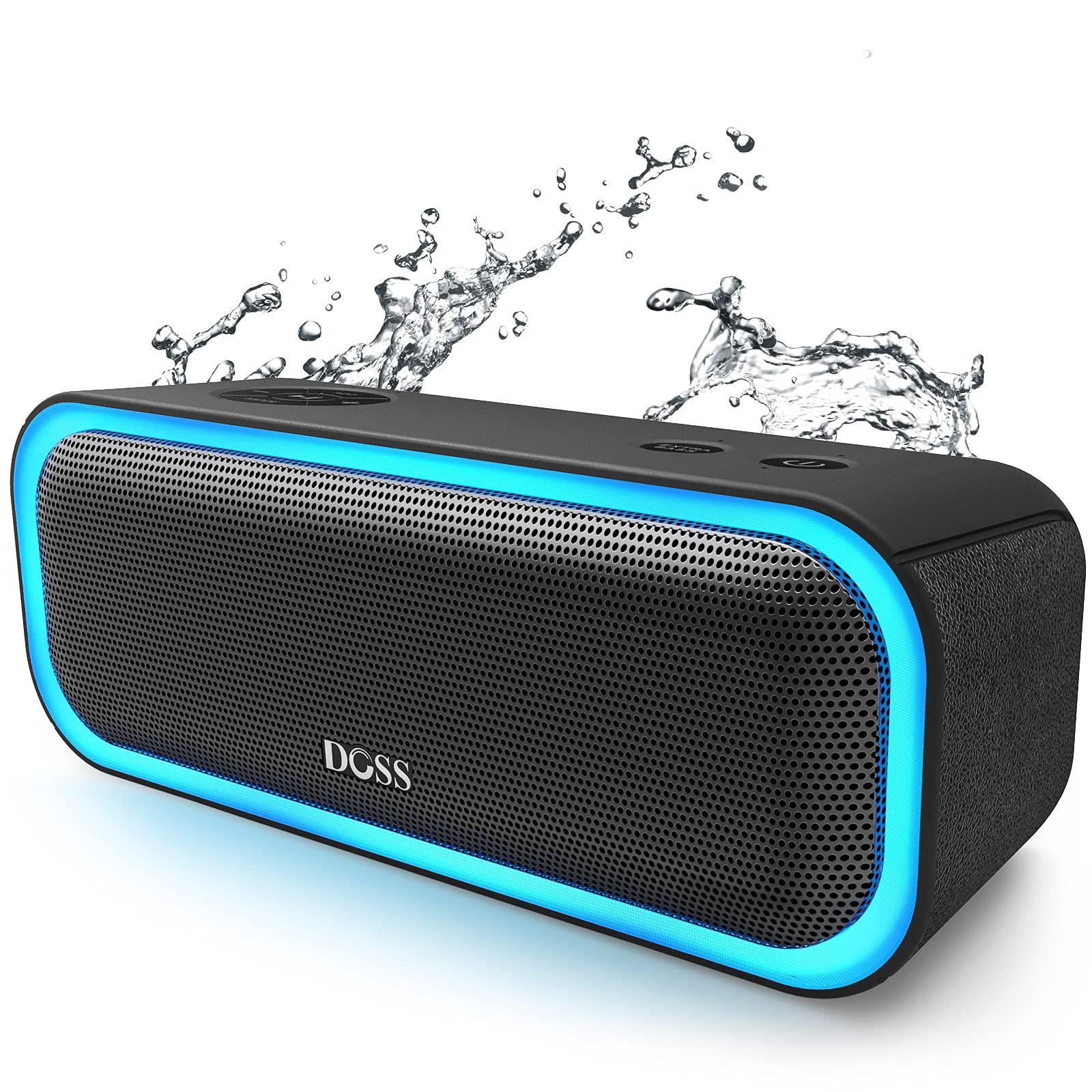 DOSS DOSS SoundBox Pro Bluetooth Speaker Black Bundle SoundBox Touch Bluetooth Speaker Black