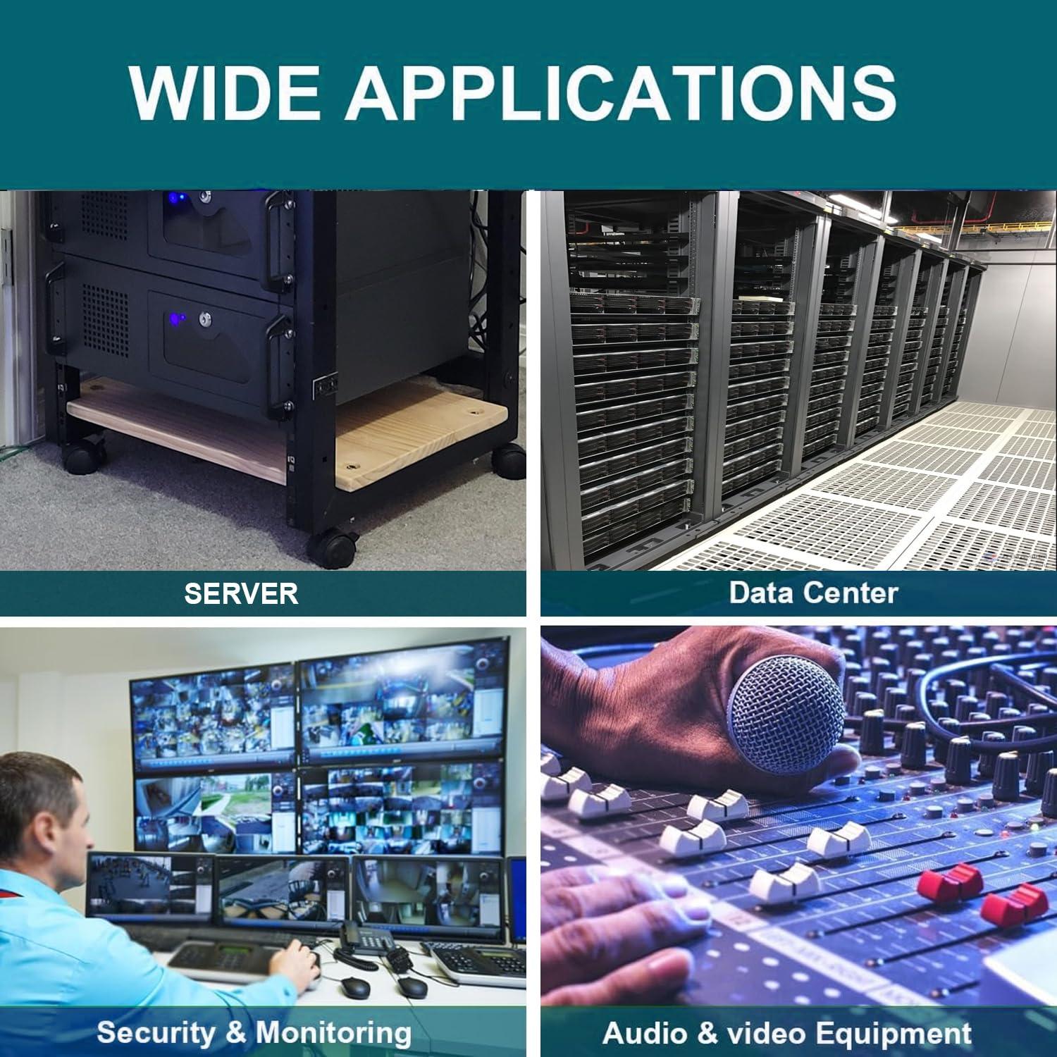 GPERHUAN 4U Server Cabinet Case,4U Server Chassis Rackmount Server Case 7 x PCI Slot Rackmount 4U Server Chassis Lockable with Key