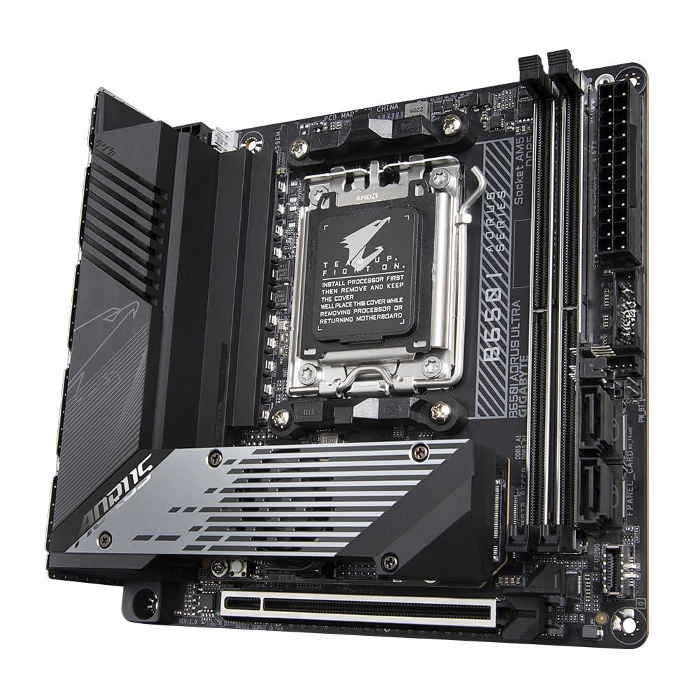 GIGABYTE GIGABYTE B650I AORUS ULTRA mATX Motherboard 2x DDR5~64GB,1x PCIe x16, 3x M.2, 4x SATA 6, 4x USB 3.2, 1x USB-C, 2x USB 2.0