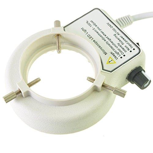 United Scope, LLC AmScope LED-80S 80 LED Microscope Compact Ring Light with Built-in Dimmer