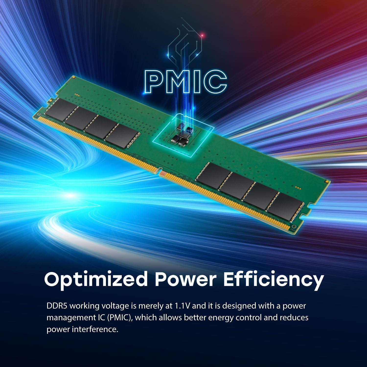 Transcend Transcend 16GB DDR5 5600 U-DIMM 1Rx8 1.1V, RAM, Desktop Memory Module - JM5600ALE-16G