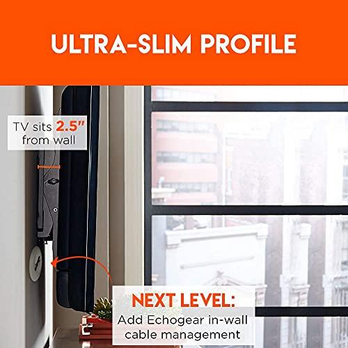 ECHOGEAR ECHOGEAR Tilting TV Wall Mount with Low Profile Design & in-Wall Cable Management Kit - for TVs Up to 70"