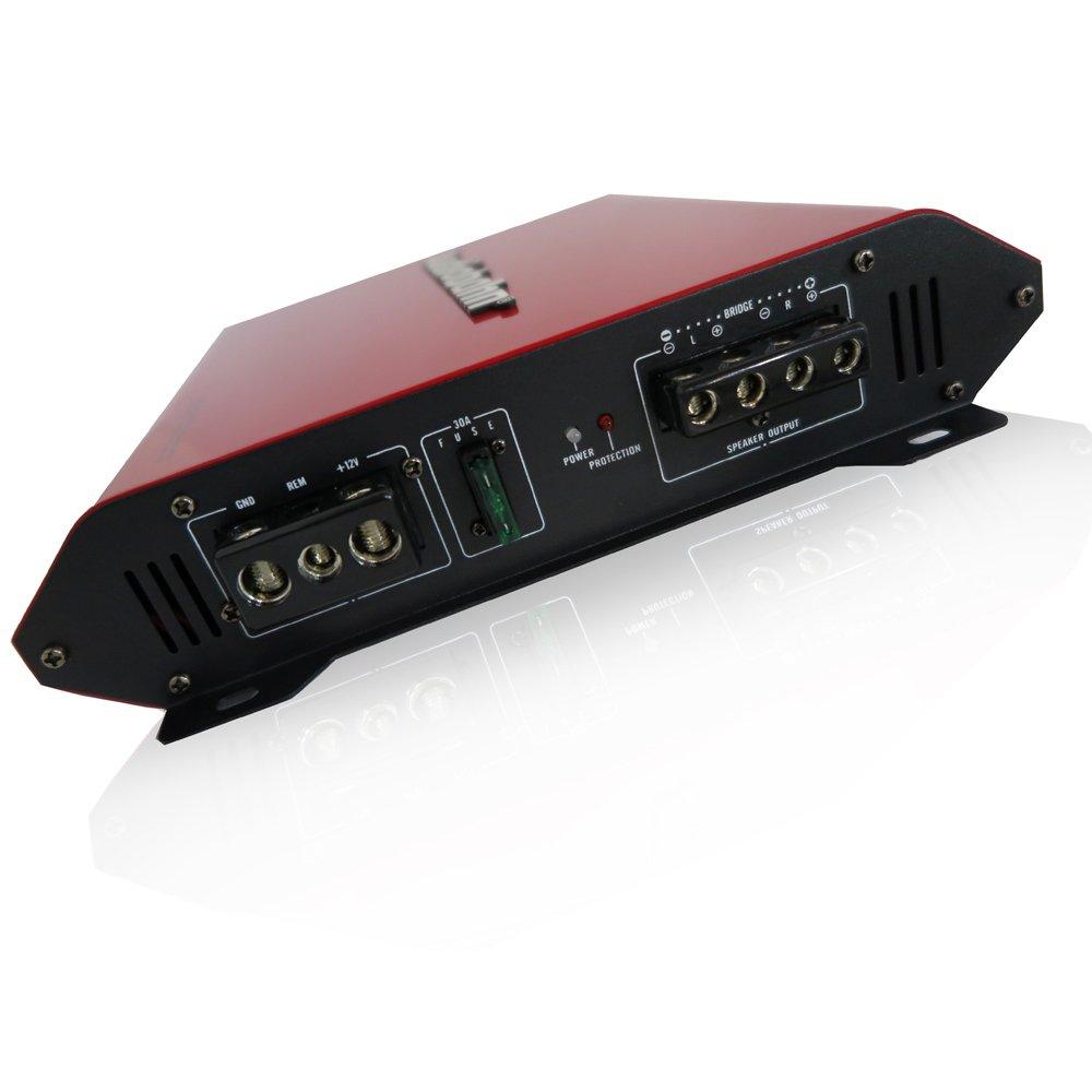 Audiobahn Audiobahn 2 Channel Amplifier Red