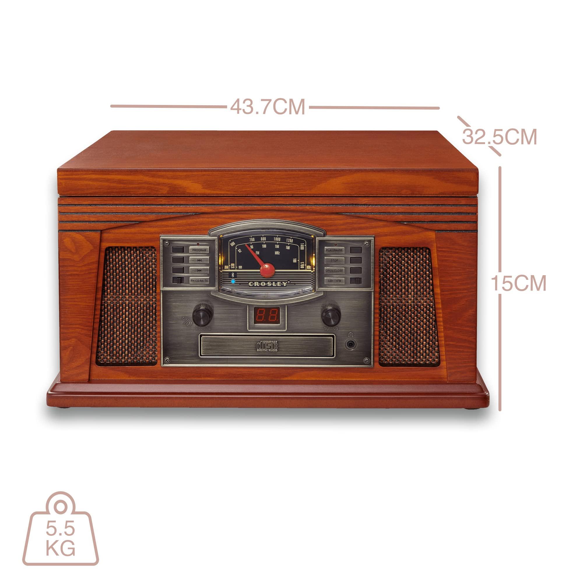Crosley CROSLEY Crosley Lancaster Turntable With Bluetooth - Paprika.