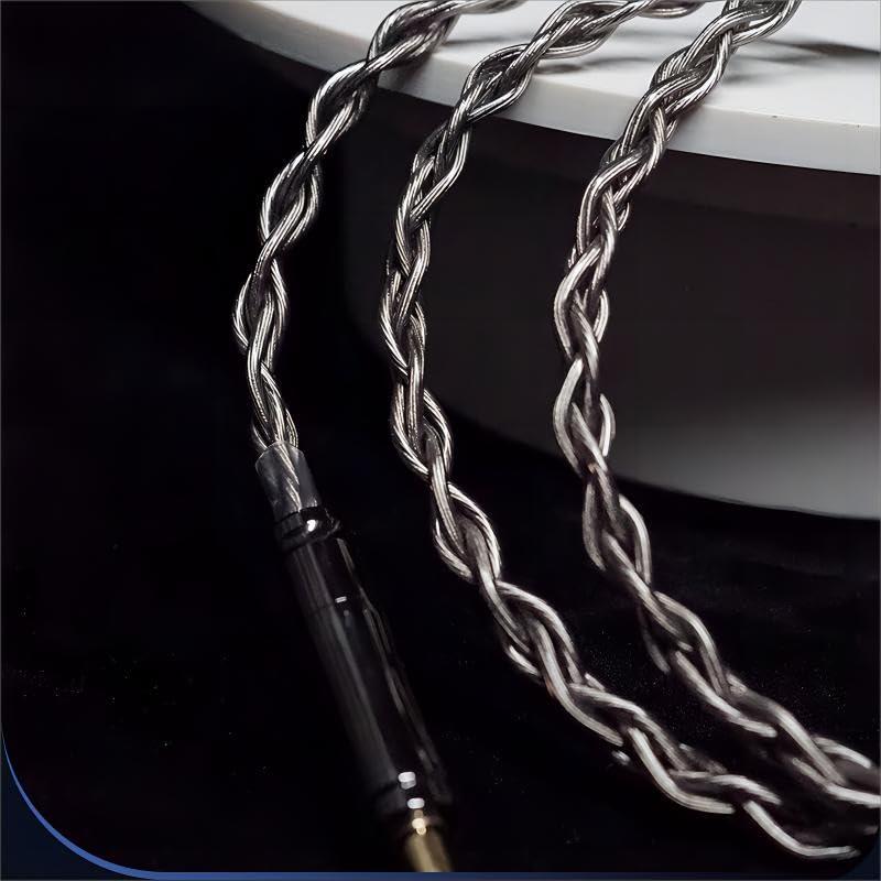 syeindunce syeindunce BGVP DMA 1DD + 2BA + 2BCD Hybrid Driver in Ear Monitor Earphones, HiFi Wired IEM Earbuds, Resin + Aluminum Alloy Cavit Headphones, Powerful Bass IEMs (Dianthus Silver)