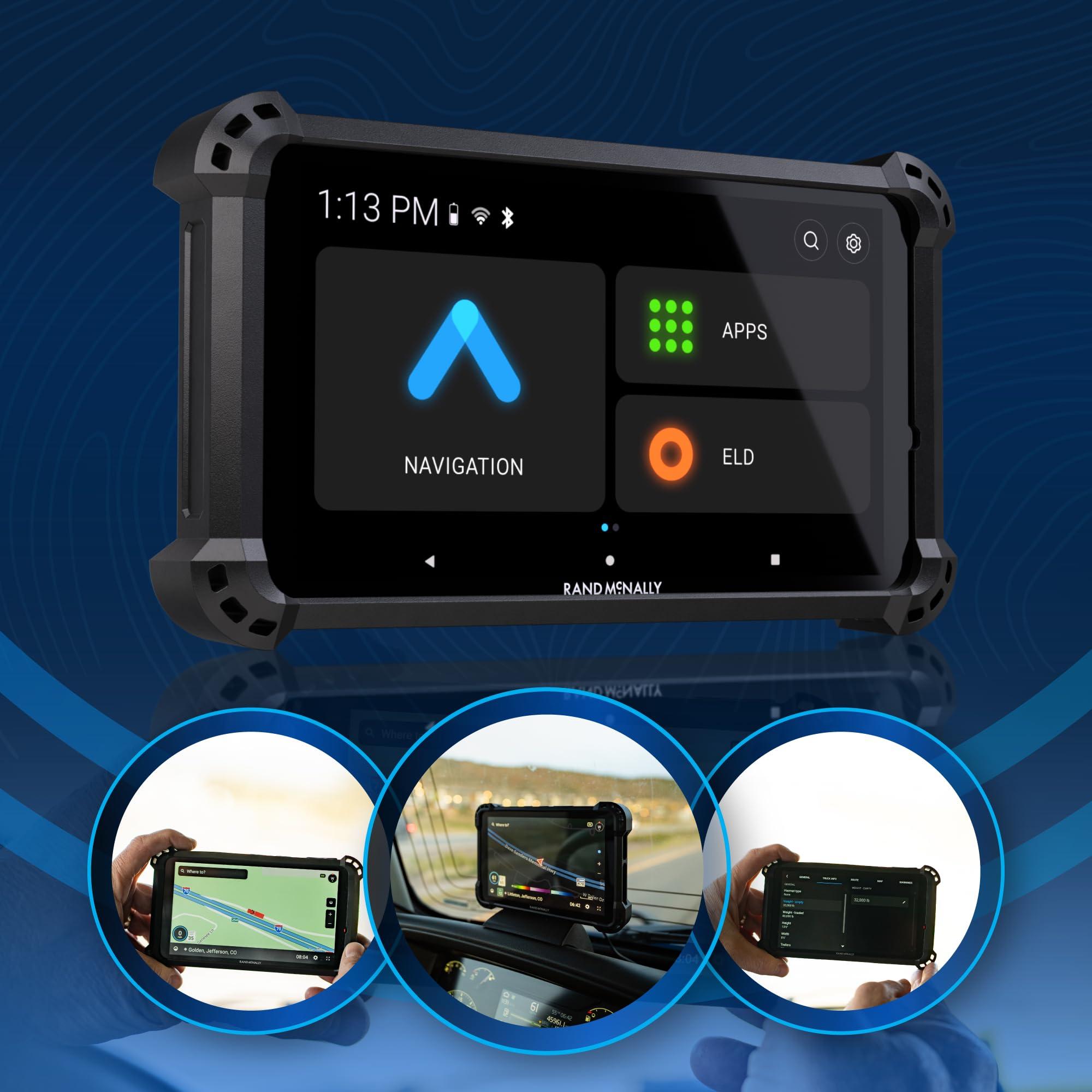 Rand McNally Rand McNally RANDTAB6 6-inch GPS Truck Navigator with Industry's Best Custom Trucking Routes, Rand Navigation 2.0 with 2025 Maps