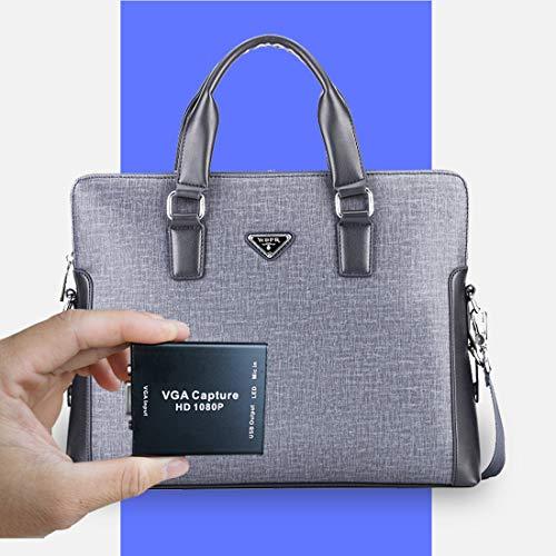 GRACETOP VGA Capture Card, VGA to USB Capture Device with Mic Input Support HD 720P Video for Gaming, Streaming, Teaching, Video Conference, Live Broadcasting