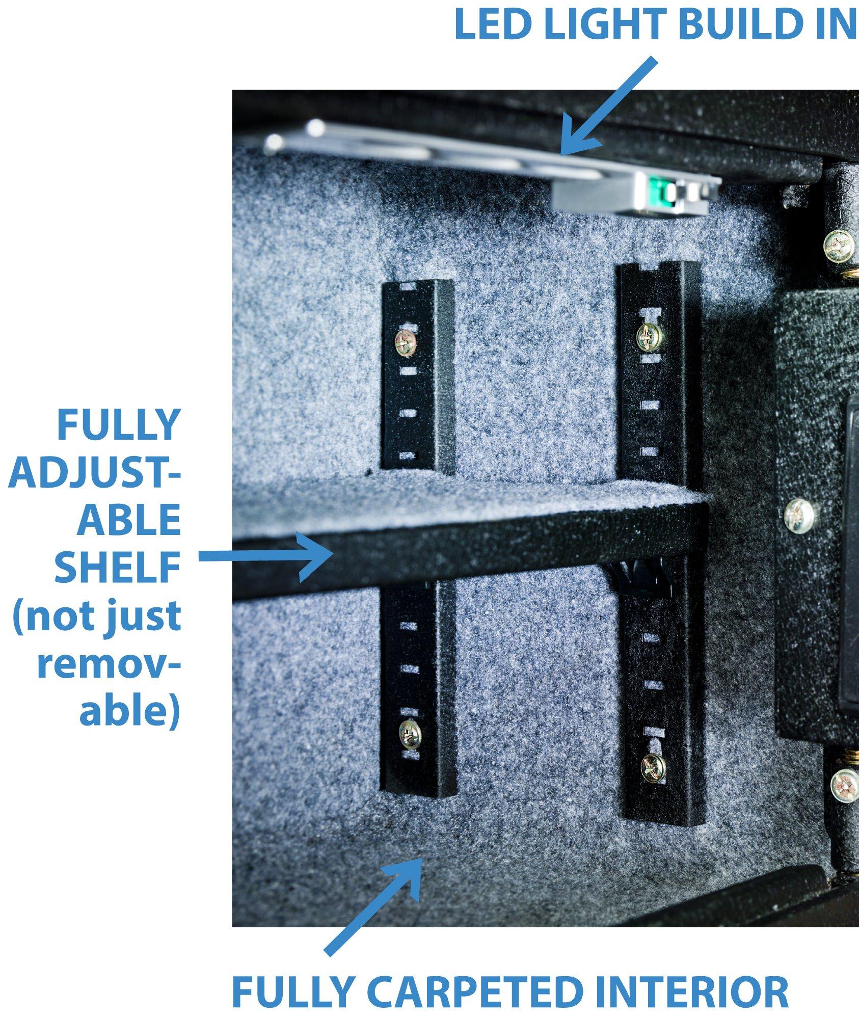 Viking Security Safe Viking Security Safe VS-25BL Heavy Duty Biometric Safe Fingerprint Safe