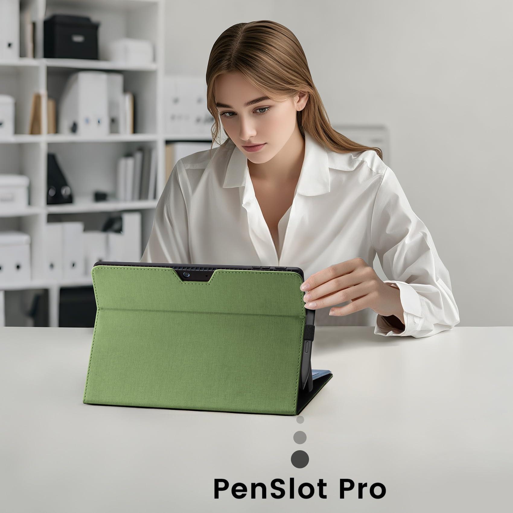 Omnpak Omnpak Microsoft Surface Pro 11/10/9 Case, Lightweight Protective, Multiple Angle, Stylus Holder, Designed for Surface 11th Edition AI 2024/Pro 9 5G 13" 2022, Compatible with Type Cover Keyboard