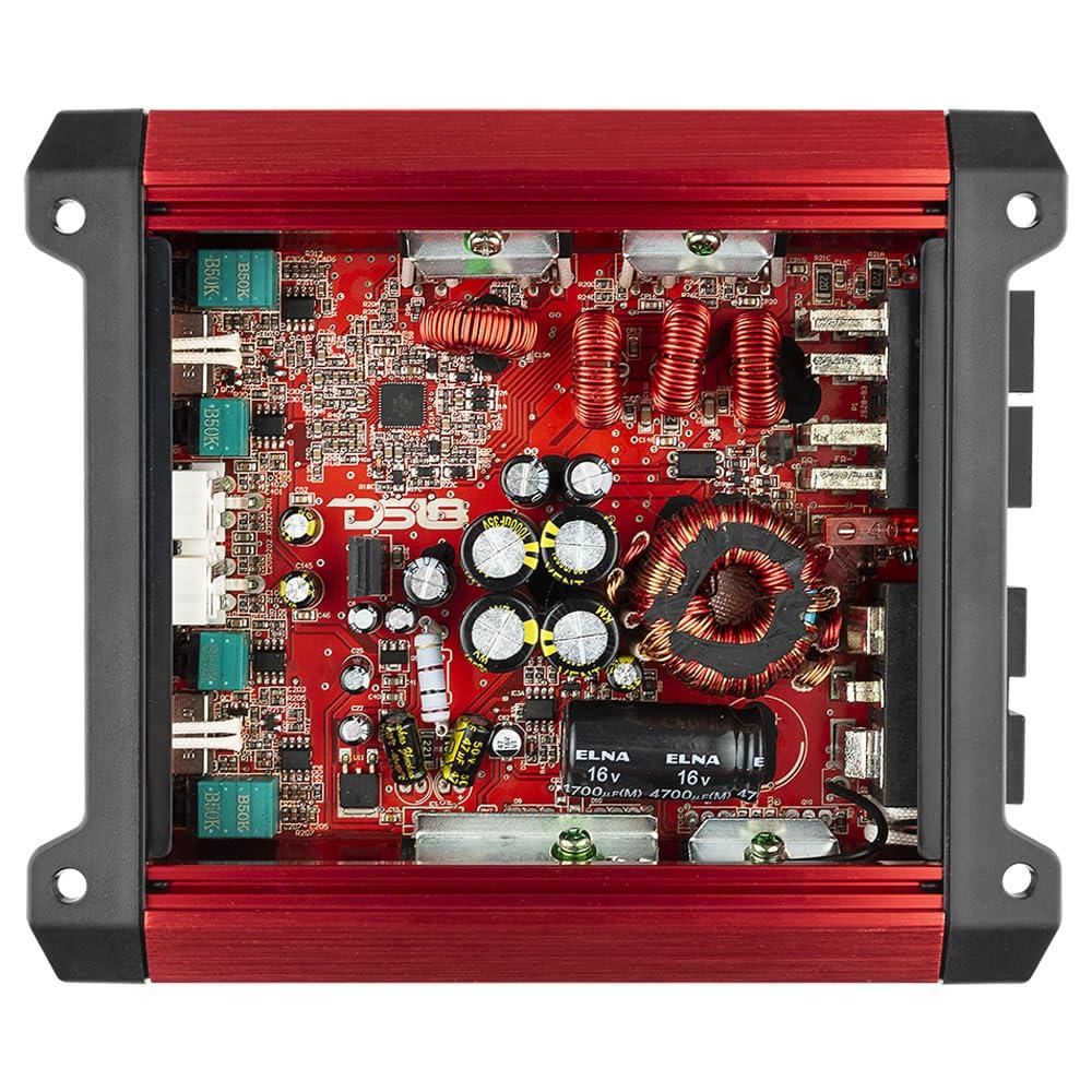 DS18 DS18 SXE-2000.4D/RD 4-Channel Car Amplifier Class D Full Range 4X 150 Watts RMS @ 4-ohm Compact Amp Bridgeable Amp 4 Channels 2000 Watts Max Power (Renewed)