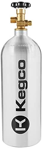 Kegco 5 lb. Aluminum Co2 Tank Compressed Gas Air Cylinder