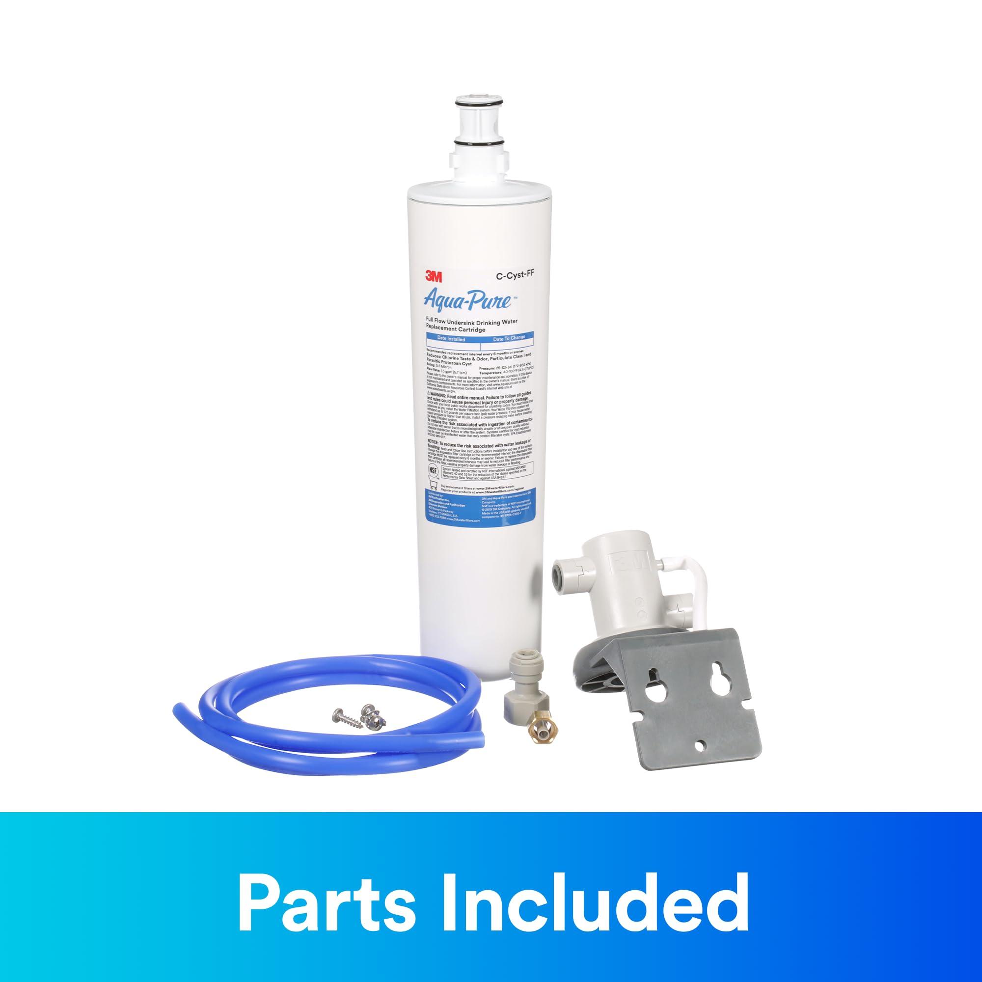 3M Aqua-Pure 3M Aqua-Pure Under Sink Full Flow Water Filter System Cyst-FF, 5609223