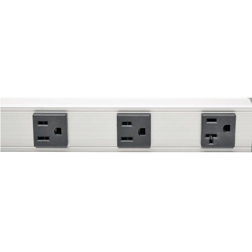 Tripp Lite Tripp Lite 12 Outlet Bench & Cabinet Power Strip, 36 in. Length, 20A, 15ft Cord with 5-20P Plug (PS361220),Black/Gray
