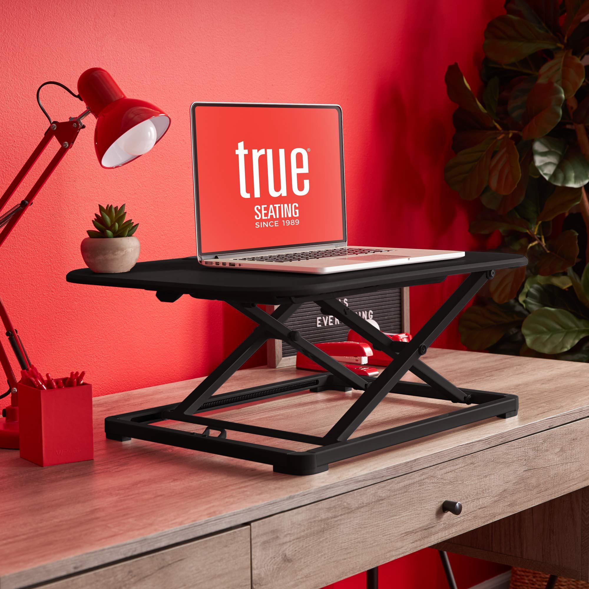 TrueSeating TrueSeating Ergo Height Adjustable, Small, Black