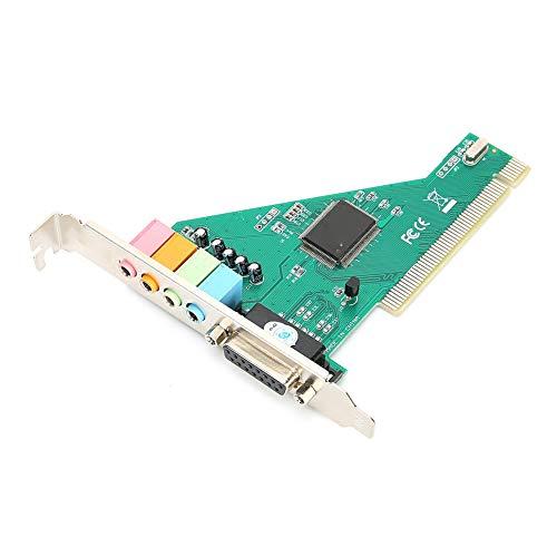 VBESTLIFE CMI8738 PCI Sound Card, PCI Sound Card Channel 4.1 for Computer Desktop Internal Audio Karte Stereo Surround