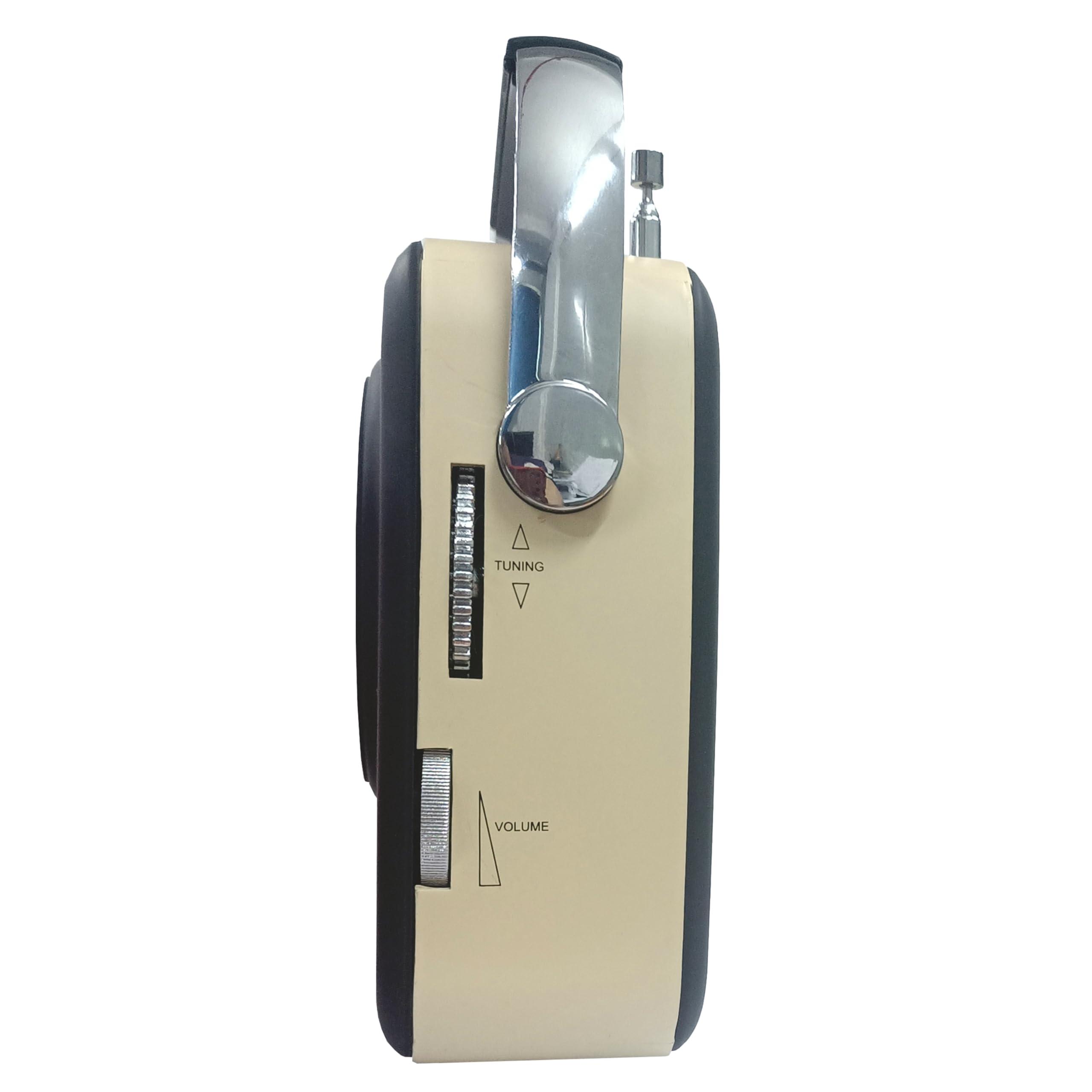 Supersonic Supersonic SC-1201BT Retro Portable Bluetooth Speaker with Vintage Vibes, AM/FM Radio, USB/SD Card/AUX Inputs, in a Cute Old Fashion Style for Kitchen Desk Bedroom Decor Aesthetic Gift for Friend