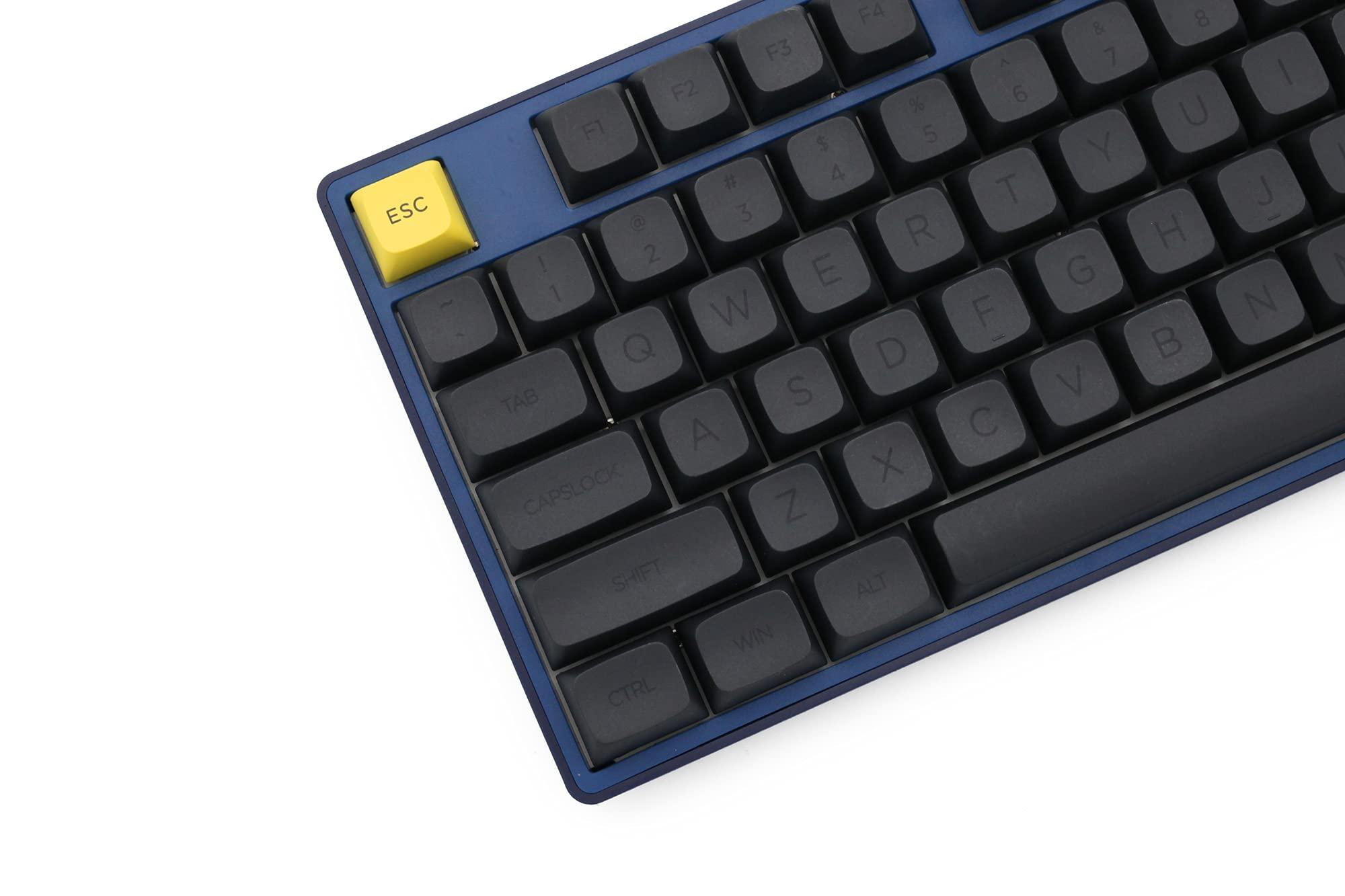 KPREPUBLIC KPREPUBLIC XDA V2 Gentleman Set Dye Sub Keycap Set Thick PBT for Keyboard gh60 Poker 87 tkl 104 ansi xd64 bm60 xd68 bm65 bm68 Japanese RU (XDA V2 GMan Set EN x1)