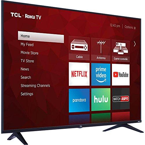TCL TCL 55S517 55-Inch 4K Ultra HD Roku Smart LED TV (2018 Model)