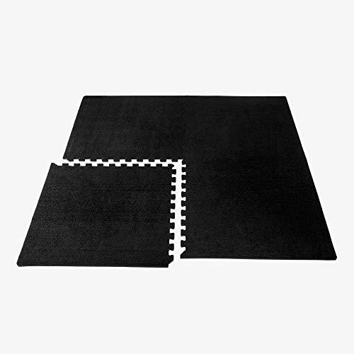 We Sell Mats We Sell Mats 3/8 Inch Thick Interlocking Foam Carpet Tiles Durable Carpet Squares Anti Fatigue Support for Home Office or Classroom Use, 24 in x 24 in