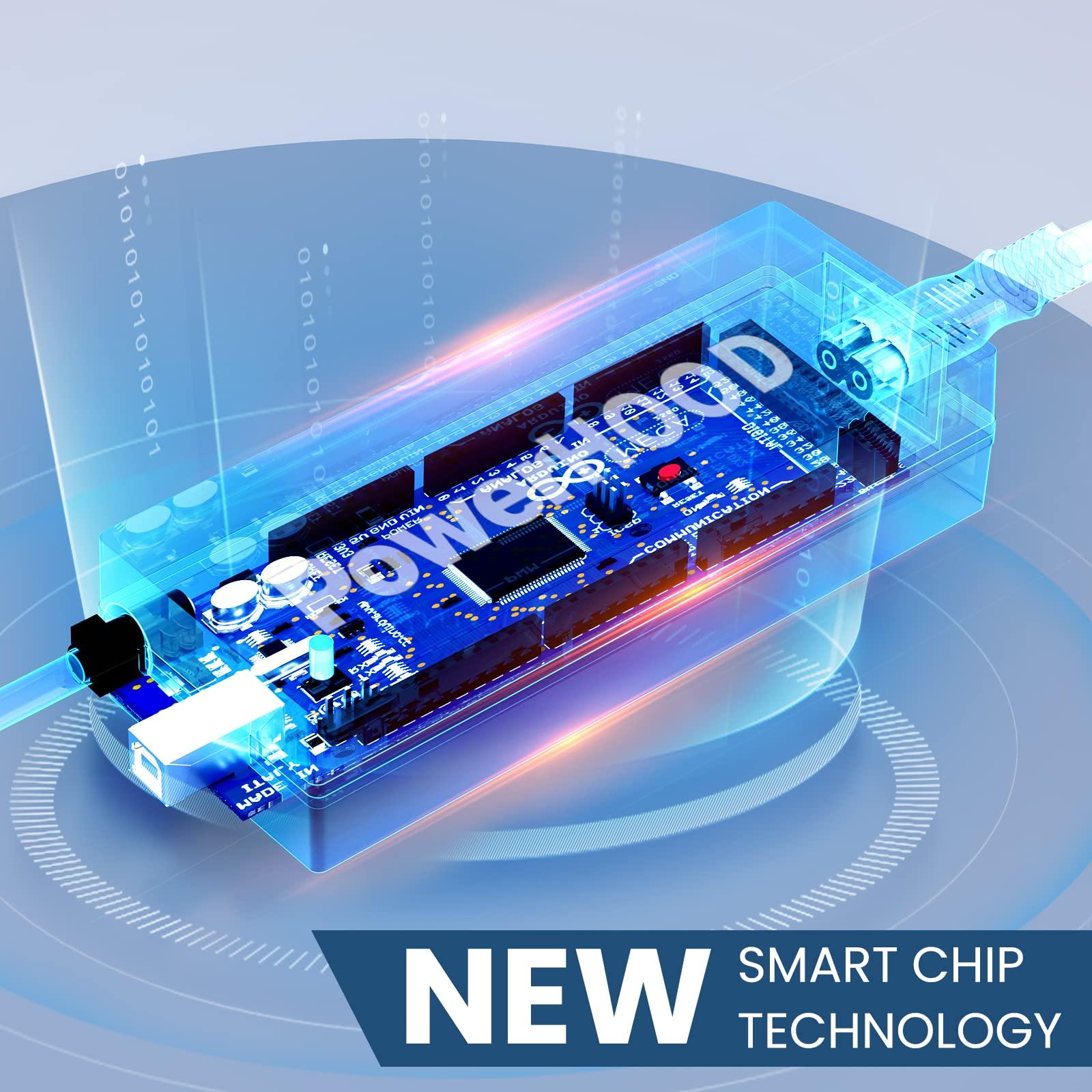 PowerHOOD 65W 19.5V Laptop Charger AC Adapter Compatible with Dell Inspiron I560-5355NBK 400 Zino CPA09-004B 14R i14RN-1819DBK I1564-14022OBK PA-12 i5447-6250sLV 3010 461-9875 I15N-20910BK IM5030-S2800 P08S001