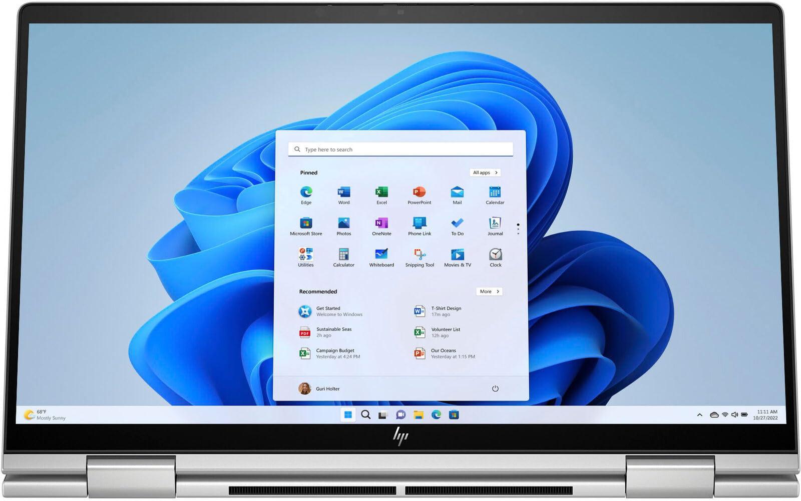 HP HP Envy 15-fe0053dx Home & Business 2-in-1 Laptop (Intel i7-1355U 10-Core, 16GB LPDDR5 5200MHz RAM, 1TB PCIe SSD, Intel Iris Xe, 15.6" 60 Hz Touch Win 11 Pro) Refurbished (Renewed)