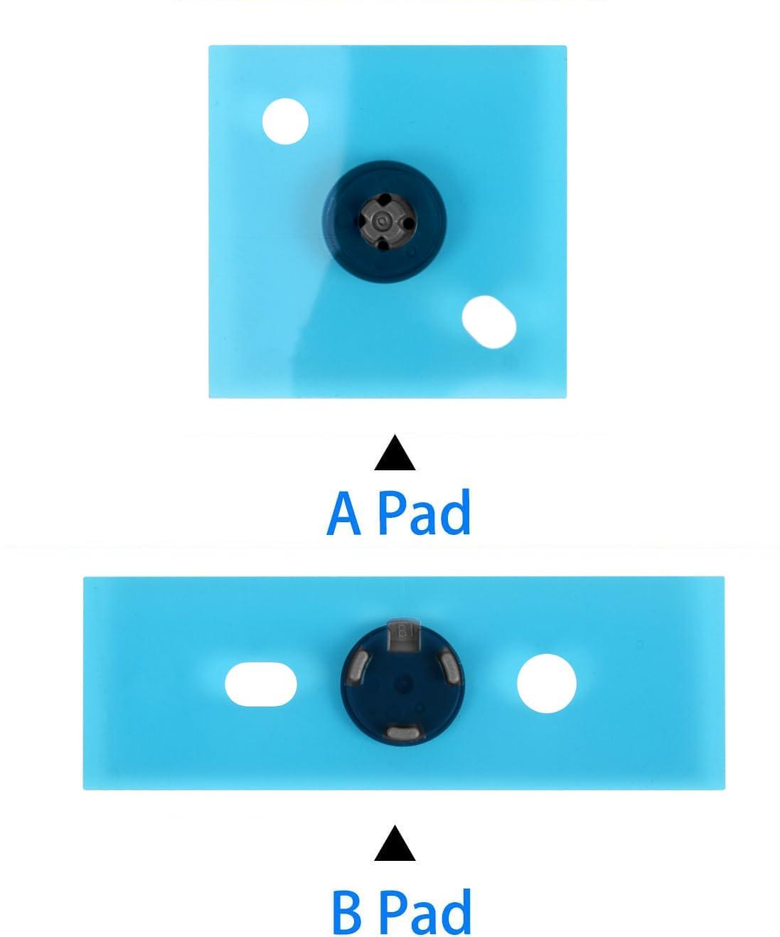 KBRPARTS 4PC Rubber Feet Replacement for Microsoft Surface Laptop 3 4 5, Replacement Anti Slip Surface Laptop 5 4 3 Rubber Feet, Black