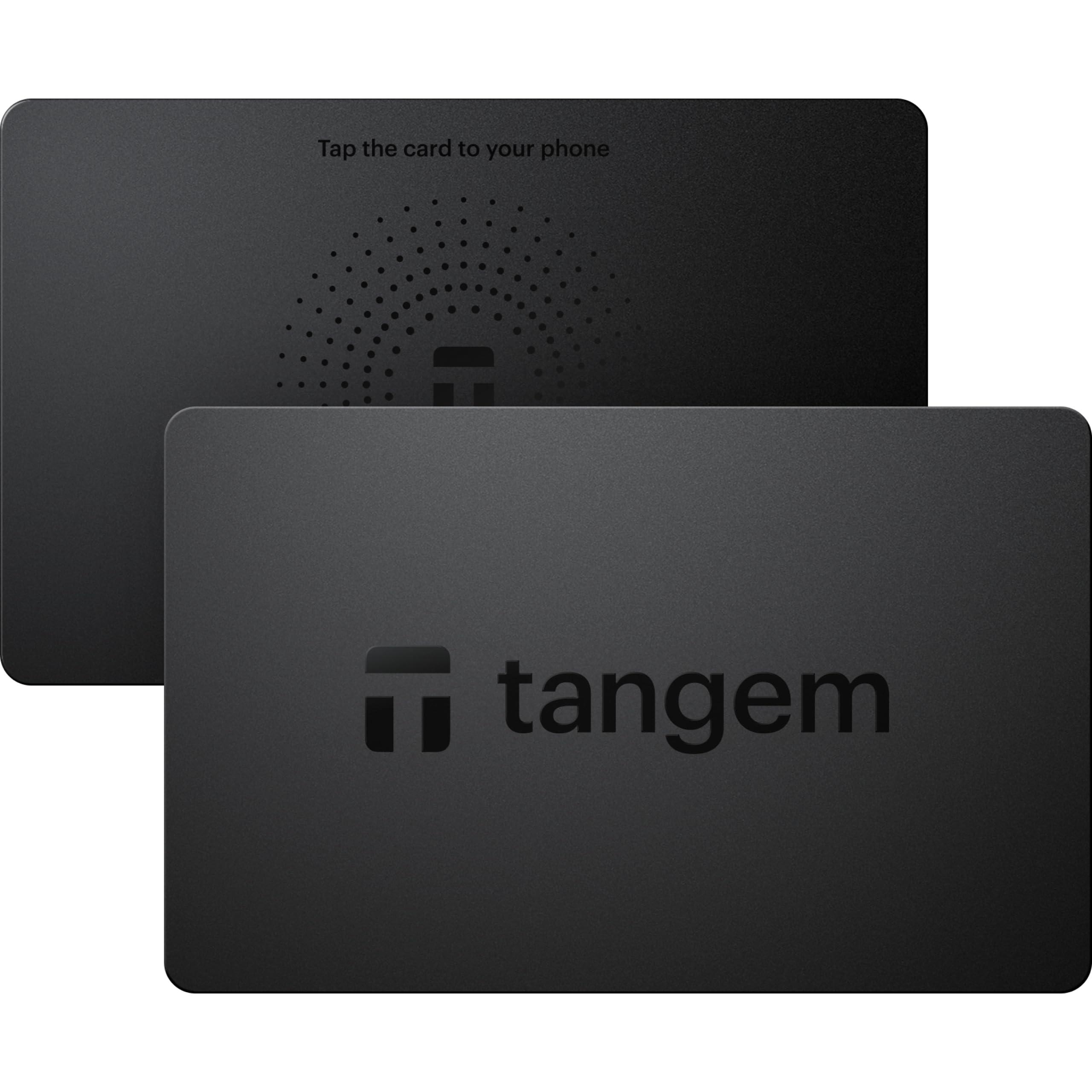 TANGEM TANGEM Wallet Pack of 2 - Secure Crypto Wallet - Trusted Cold Storage for Bitcoin, Ethereum, NFT\'s & More Coins - 100% Offline Hardware Wallet