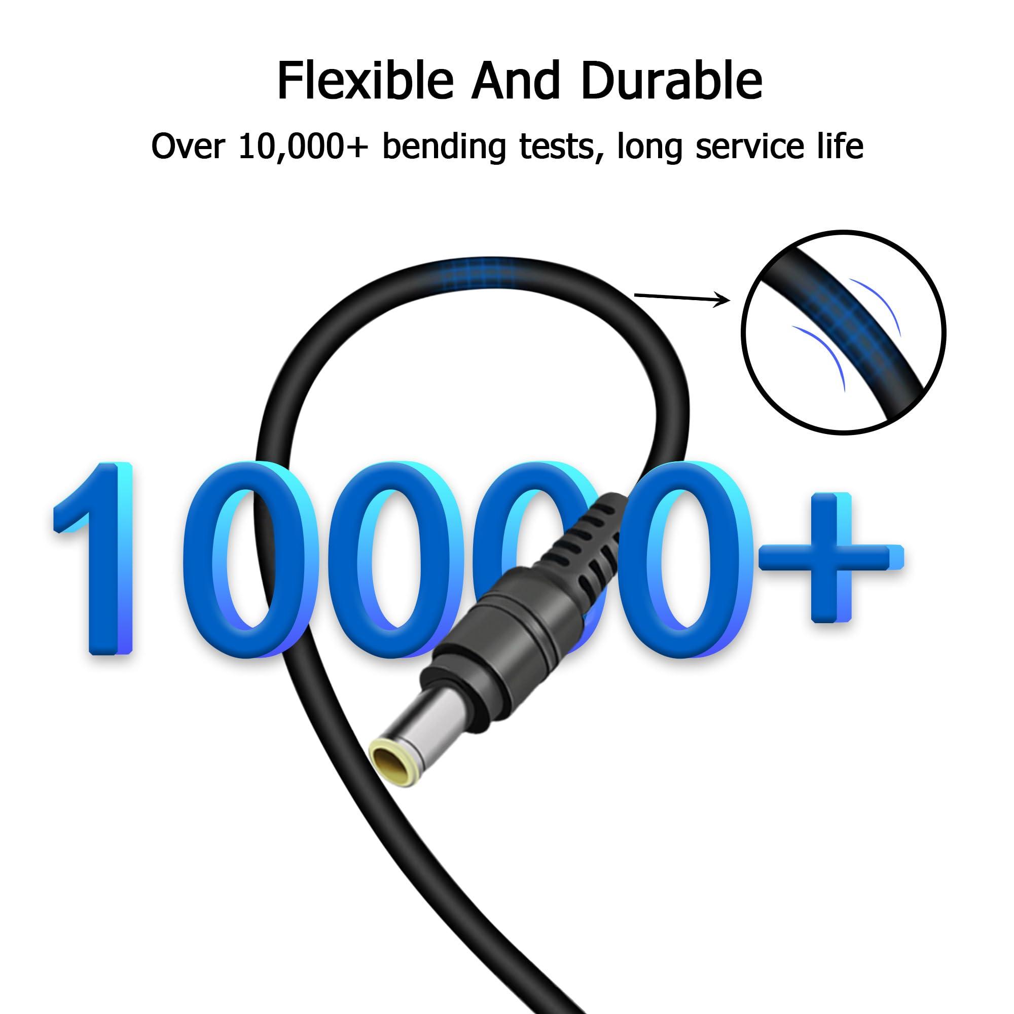 FNKTQL 19V AC Power Cord for HP Monitor 20" 21.5" 23" 23.8" 25" 27", Replacement for 27f 24f 22cwa 24m 23er 23es 27eb 32f vh240a 24ea 27 25vx 27es ADPC1945 IPS LED HD Monitor Adapter