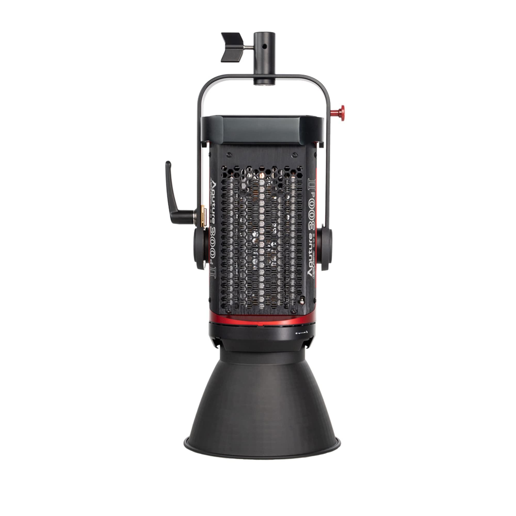 Aputure Aputure 300d II,Aputure Mark LS C300D II Light Storm 350W 5500K Daylight Balanced Led Video CRI 96+ TLCI96+ 45000lux@0.5m with The Reflector 8 Built-in Lighting FX V-mount