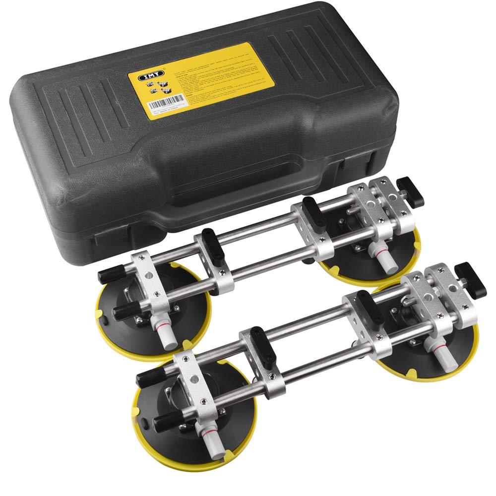 IMT IMT 2 Pack Seamless Seam Setter with 6-Inch Vacuum Suction Cups for Seam Joining and Leveling, Professional Countertop Installation Tool for Granite, Stone, Marble, Slab, Free Storage Case and Gloves