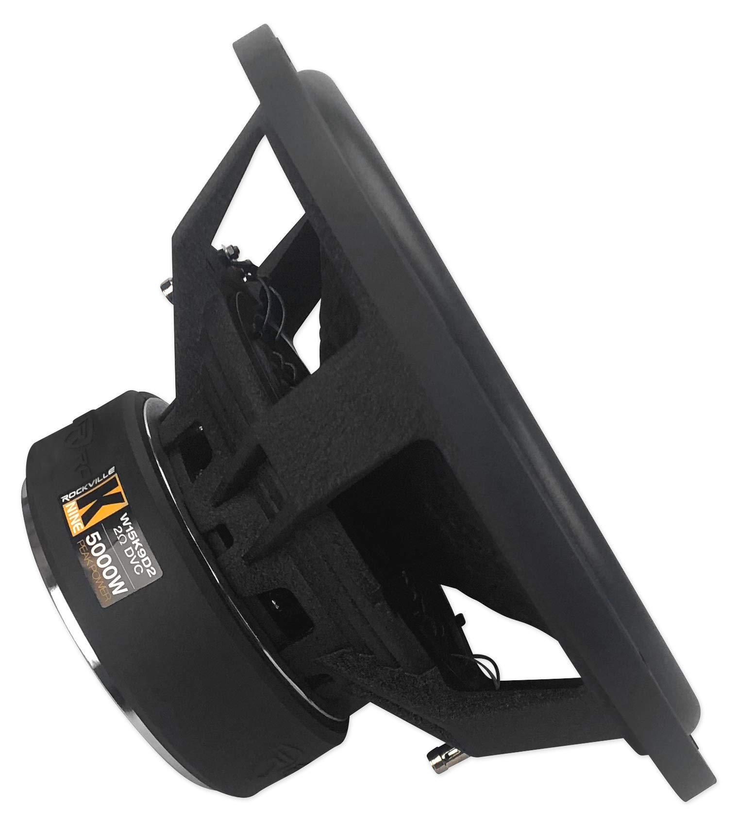 Rockville Rockville (2) W15K9D2 15" 10,000w Car Subwoofers Dual 2-Ohm Subs CEA Compliant