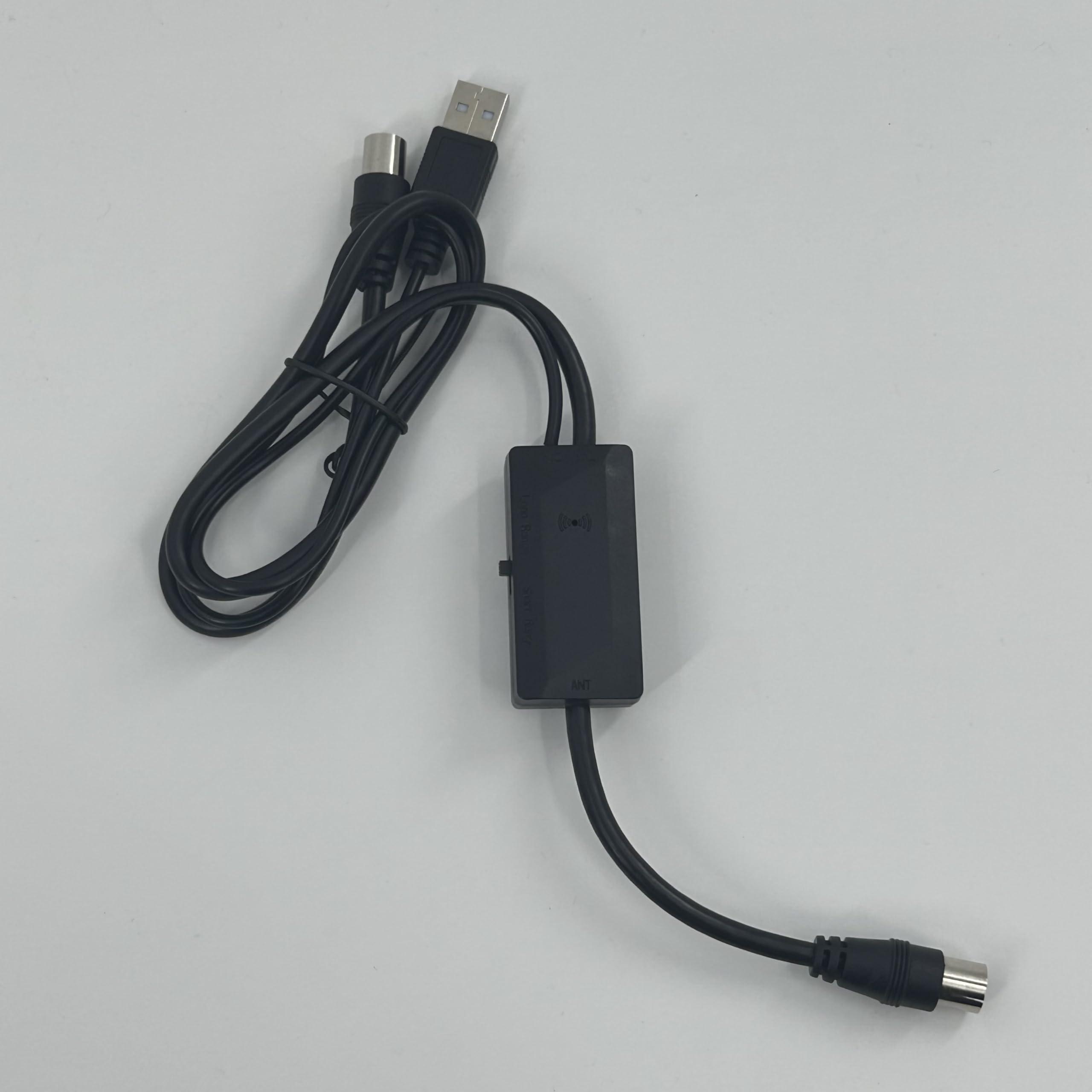 Generic QGClearSO TV Antenna Amplifier, 25dB High Gain Signal Booster for Digital TV Antenna Indoor Outdoor