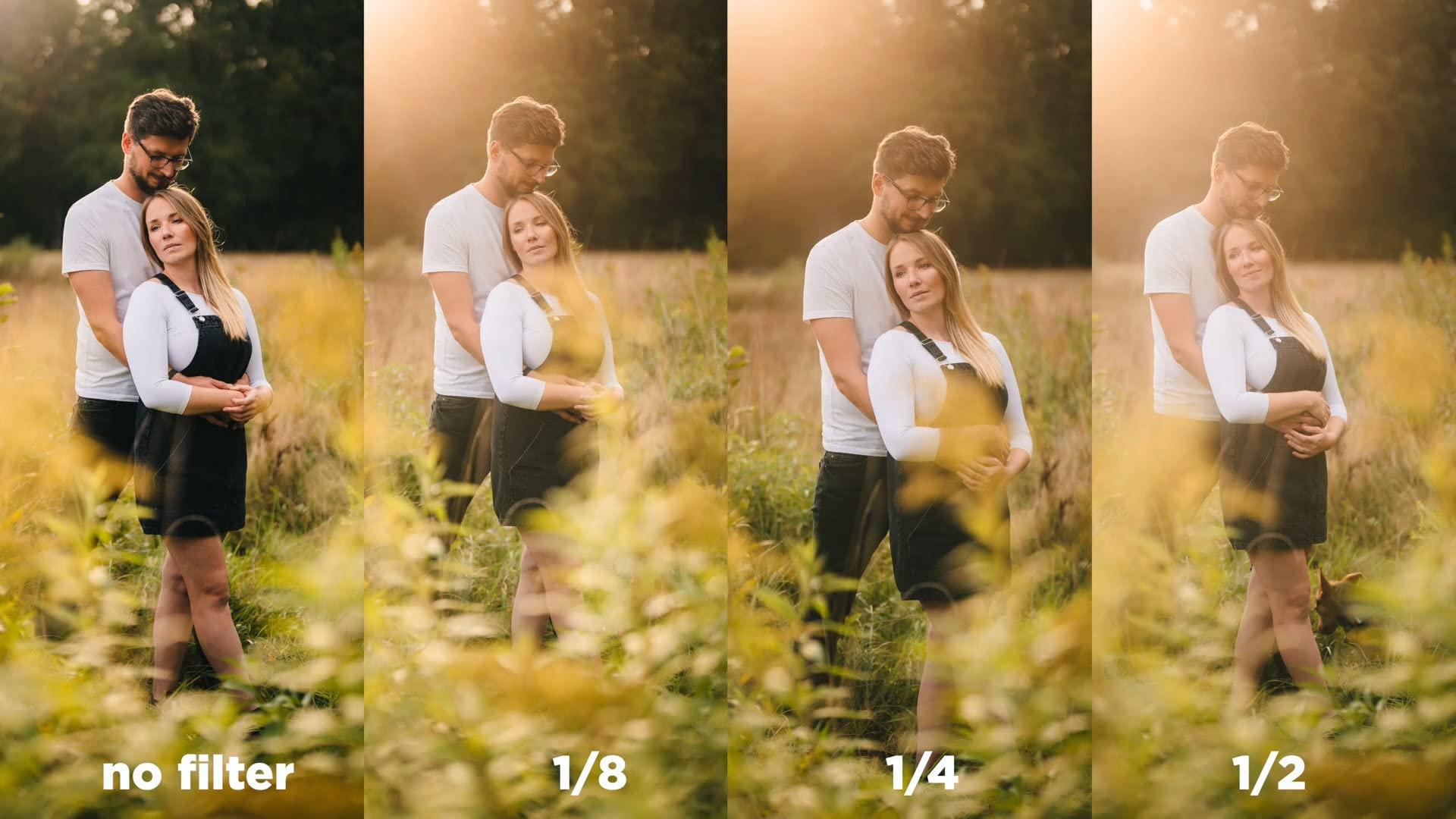 NiSi NiSi - 40.5mm Circular Black Mist Filter Professional Kit, 1/2, 1/4 and 1/8 Strength, Cleaning Cloth, Carrying Case, Pro-Mist Diffusion Filter for Soft Shadow, Dream-Like, Photography and Videography