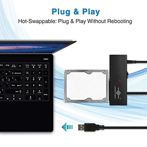 Vantec Vantec CB-ST00U3 NexStar USB 3.0 to SATA 6Gbps Optical/Storage Adapter, Black