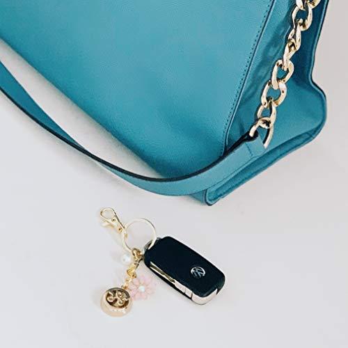 invisawear invisawear Smart Jewelry - Personal Safety Device - Gold Flower Keychain