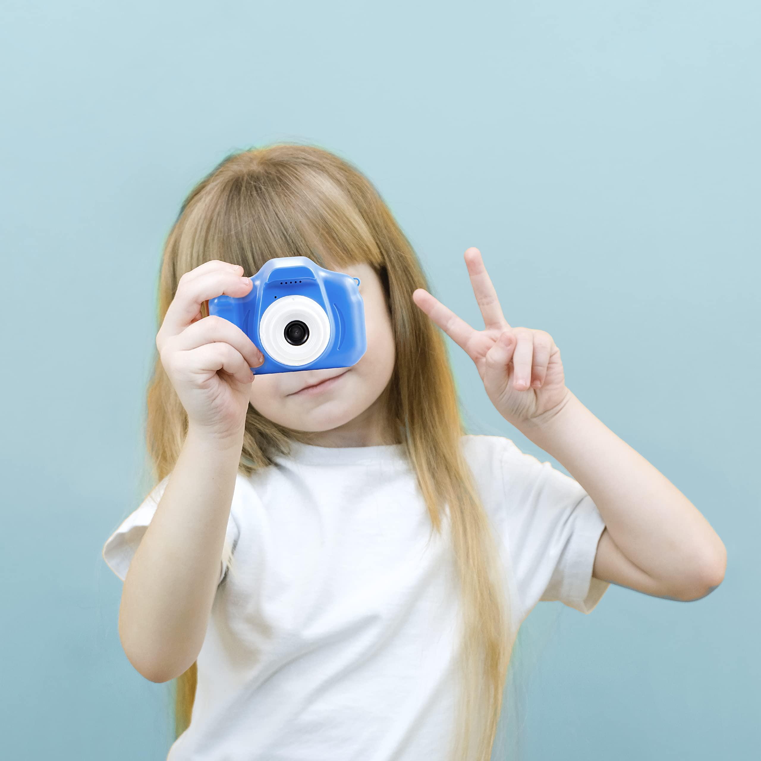 Vivitar Sakar Vivitar Kidzcam Camera - Christmas, Birthday Gifts for Boys and Girls, 12 MP HD Camera and Digital Video Recording, Kids Digital Camera Toys for Kids 5 and Up, Blue